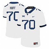 West Virginia Mountaineers 70 Sam Huff White College Football Jersey Dzhi,baseball caps,new era cap wholesale,wholesale hats